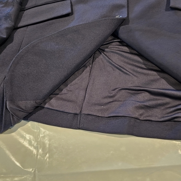 DG2 DIANE GILMAN Navy Blue Blazer Gabardine Business Career Jacket NEW NWT - Picture 9 of 12